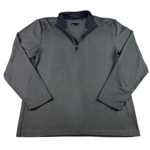 Quieti Quarter Zip Pullover Men XL Charcoal Grey Performance Stretch Lightweight